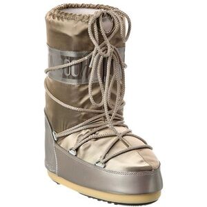 Moon Boot Women's Metallic Tan Winter Boots